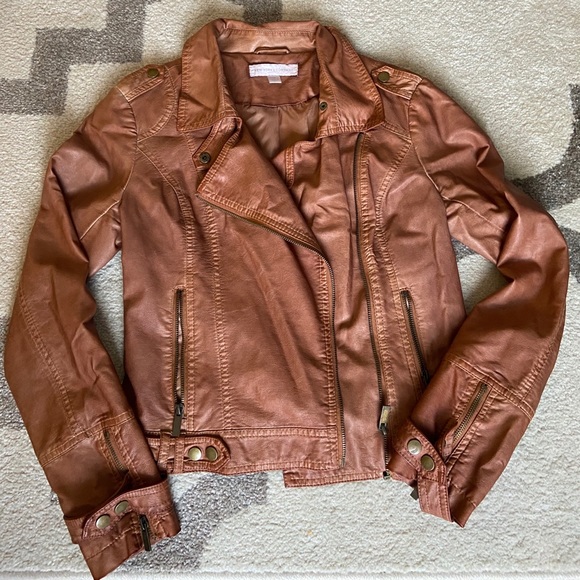 New York & Company Jackets & Blazers - Faux leather jacket